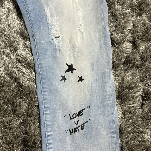 Mens focus light wash jeans - Picture 5 of 13